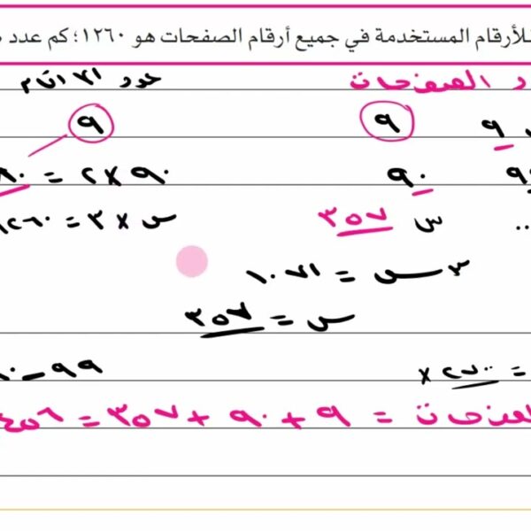 المتتالية الحسابية( حل تمارين كتاب النشاط ) تمارين من 14الي 16 الصف الحادي عشر رياضيات اساسية