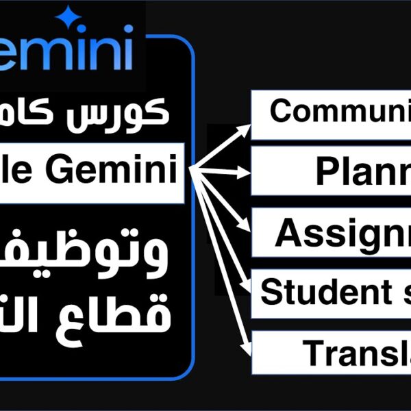 جوجل جيمناي( Gemini ) وتوظيفه في قطاع التعليم (اختبارات – تخطيط – تواصل – محتوى)