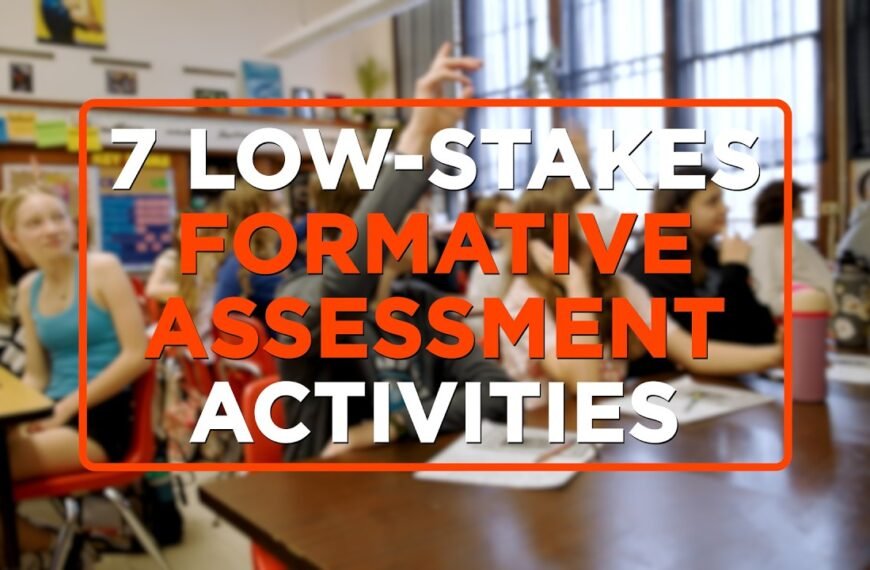 7 أنشطة للتقويم التكويني منخفضة المخاطر