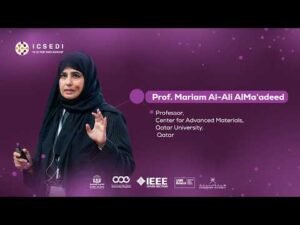 البروفيسورة مريم علي المعاضيد | Prof. Mariam Al-Ali AlMa’adeed,